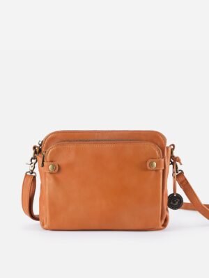 Tan Leather Crossbody Bag