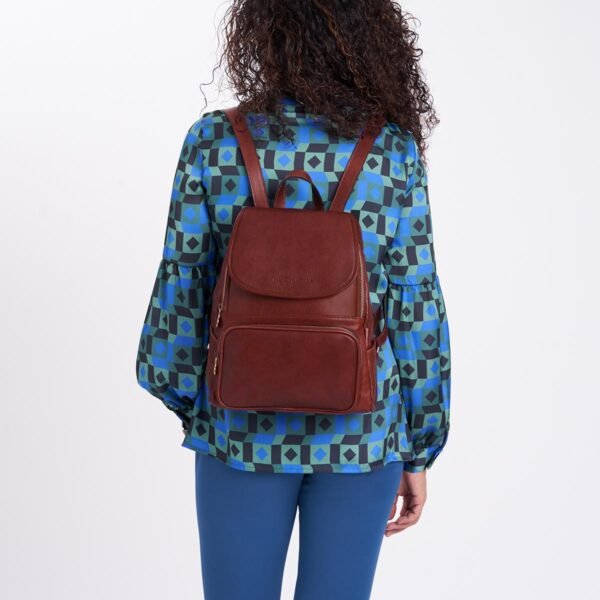 Brown Leather Backpack - Classic and Timeless Design