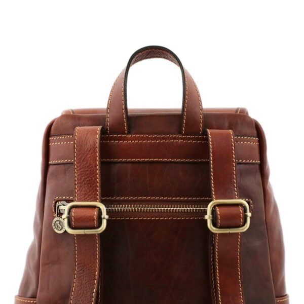 Brown Leather Backpack - Classic and Timeless Design