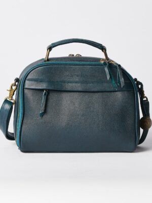 Organized Leather Satchel